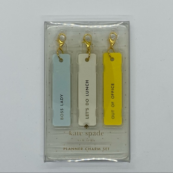 Kate Spade New York Planner Charm Set